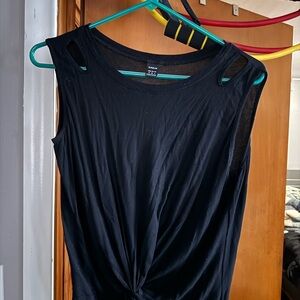 Black Sleeveless Top